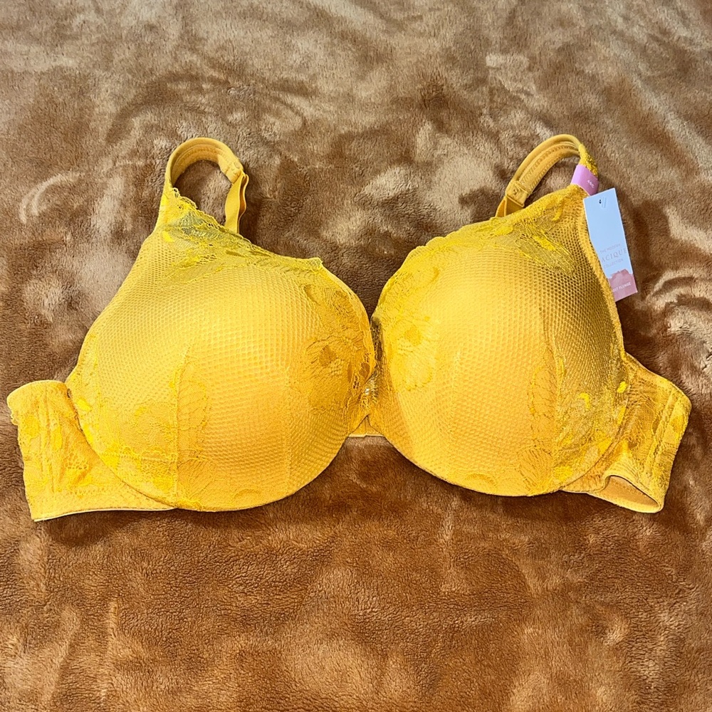 Cacique mustard Yellow Lace Bra
